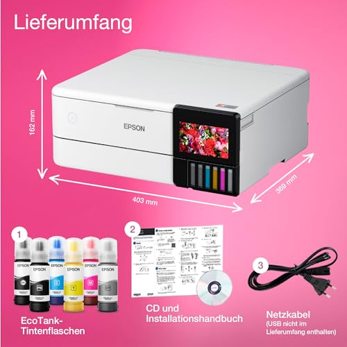 Epson Tinten Multifunktionsgerät Fotodruck Ethernet Tintentank