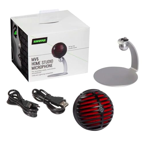 Shure MV5 B DIG Kondensatormikrofon Audioaufnahmen Lightninganschluss