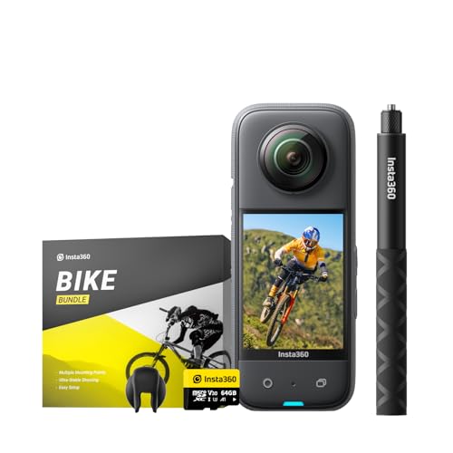 Insta360 Fahrrad Kit 360° Actionkamera Stabilisierung Vibrationsfeedback