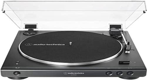 Audio Technica LP60XBT Vollautomatischer Bluetooth Stereo Plattenspieler Schwarz