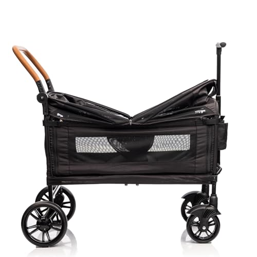 vickey Cargo Bollerwagen Schiebegriff Duo Kinderwagen Getränkehalter