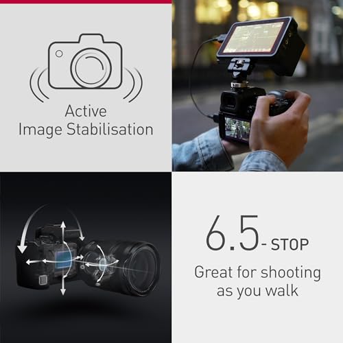 Panasonic Spiegelloses Vollformatkamera Flip Screen Hybrid Phasen AF
