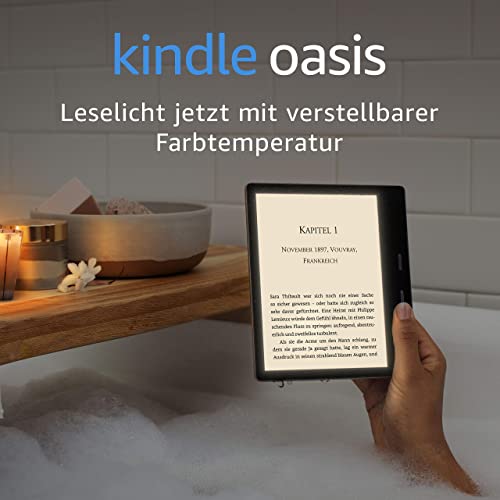 amazon kindle oasis 32 go lumiere chaude reglable grafit