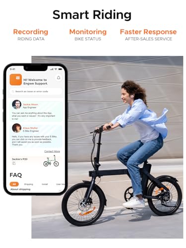 ENGWE Elektrofahrrad Drehmomentsensorik Kohleriemen Stufen PAS