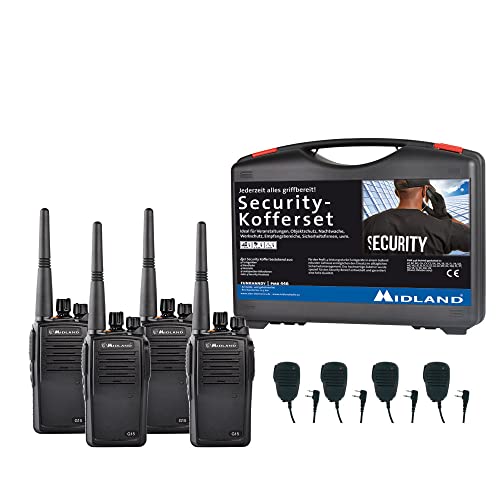 Midland Security Kofferset inkl 25 M Lautsprechermikrofone