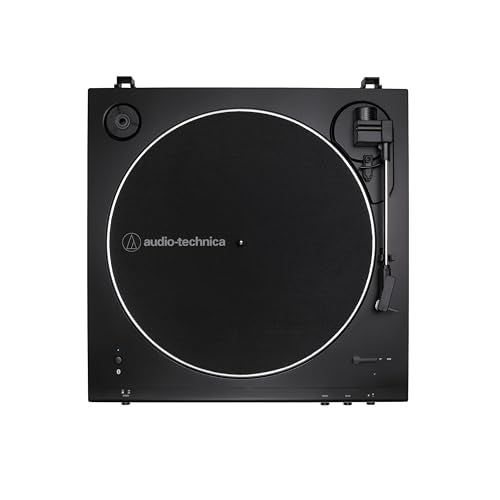 Audio Technica LP60XBT Vollautomatischer Bluetooth Stereo Plattenspieler Schwarz