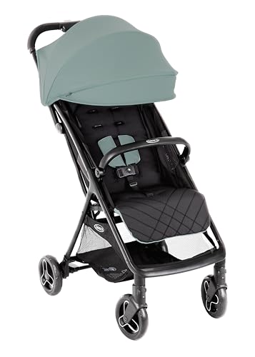Graco zusammenklappbar zusammengeklappt freistehend Regenverdeck