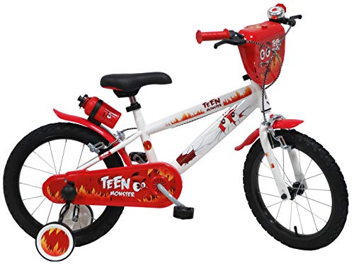 DENVER Zoll Kinderfahrrad Monster schwarz