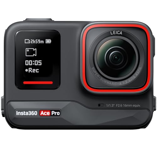 Insta360 Action Kamera KI Rauschunterdrückung Klappbildschirm KI Funktionen
