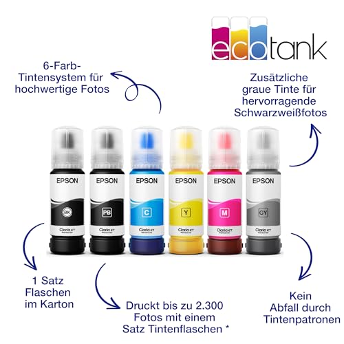 Epson Tinten Multifunktionsgerät Fotodruck Ethernet Tintentank