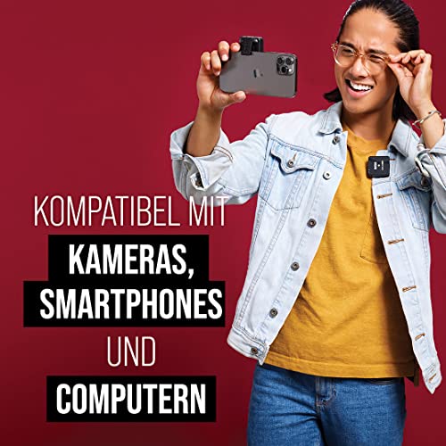 RØDE Ultrakompaktes Zweikanal Mikrofonsystem integrierter Aufnahmefunktion