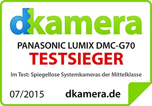 Panasonic DMC G70MEG K Systemkamera OLED Sucher Touchscreen