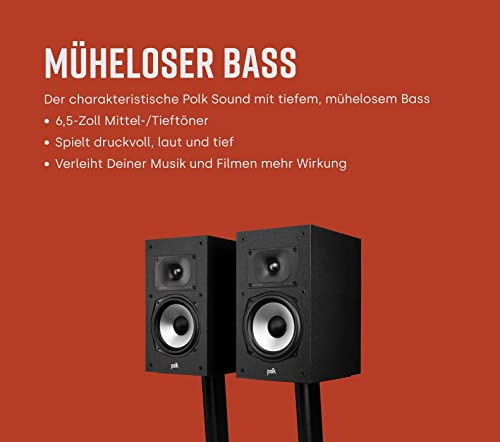 Polk Audio Regallautsprecher Stereolautsprecher Lautsprecher