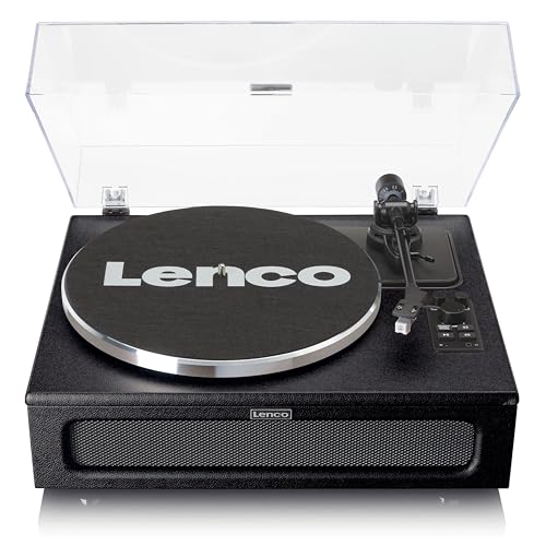 Lenco LS 430 Plattenspieler Riemenantrieb AUX Schwarz