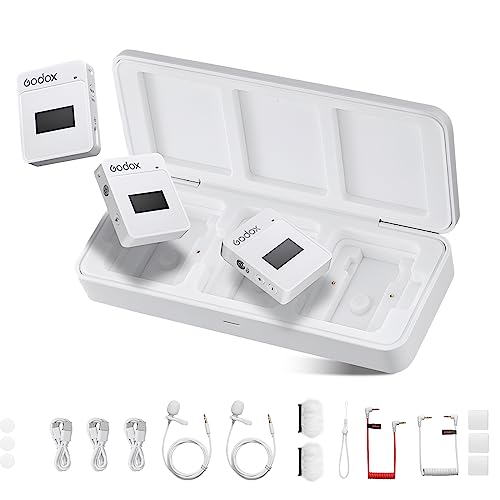 GODOX Cancelling Drahtloses Ladekoffer Smartphone Weiß