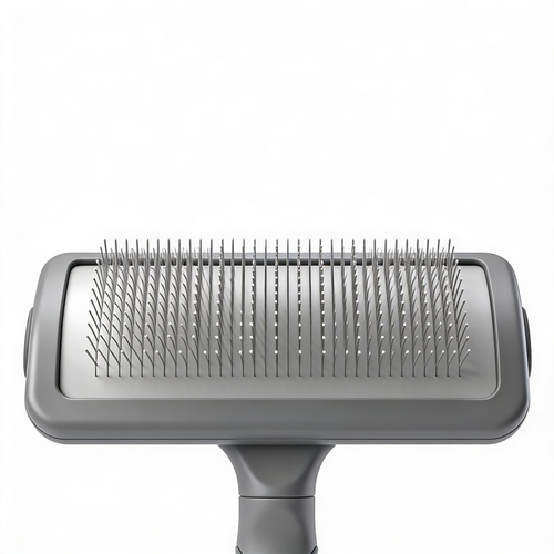 PawNestqq.shop Dog/Cat Grooming Rake, Grooming Tool, Removes Loose Hair and Tangles, Gray
