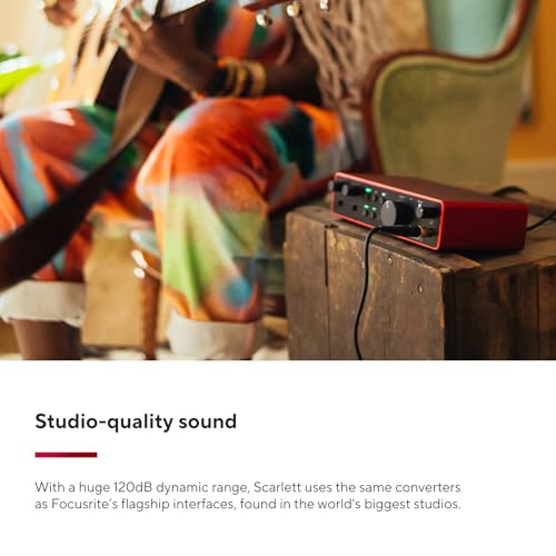 Focusrite 2i2 USB Audio Interface Komposition Podcasting