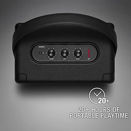 Marshall Kilburn tragbarer Bluetooth Lautsprecher Schwarz