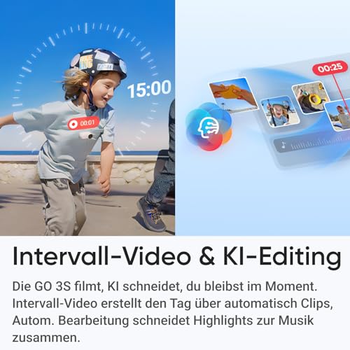 Insta360 128 Freihand POVs Stabilisierung KI Bearbeitung