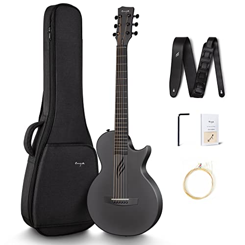 Akustikgitarre Kohlefaser Minigitarre Gitarrenkoffer Gitarrengurten
