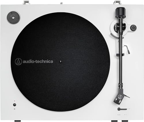 Audio Technica AT LP3XBT Kabelloser automatischer Plattenspieler Weiß