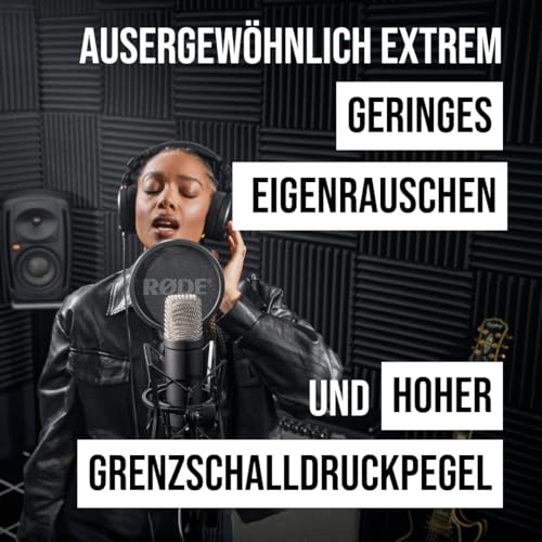 RØDE Großmembrankondensatormikrofon Schockhalterung Musikproduktion Gesangsaufnahmen