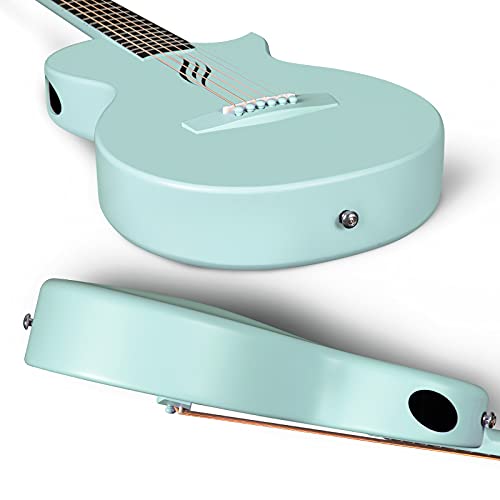 Akustikgitarre Kohlefaser Minigitarre Gitarrenkoffer Gitarrengurten