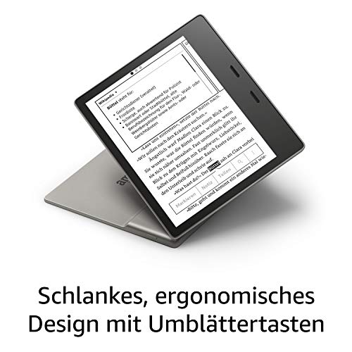 amazon kindle oasis 32 go lumiere chaude reglable grafit