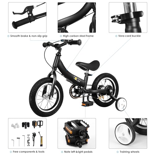 YBIKE Kinderlaufrad Kinderfahrrad Dual Use Funktion Trainingstheorie