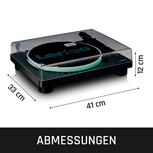 Lenco LS 50 Plattenspieler Plattenteller Riemenantrieb Schwarz