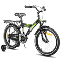 HILAND Kinderfahrrad Gepäckträger Stützräder Rücktrittbremse