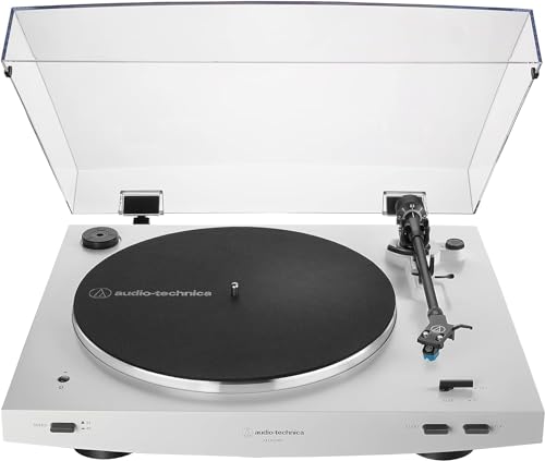 Audio Technica AT LP3XBT Kabelloser automatischer Plattenspieler Weiß