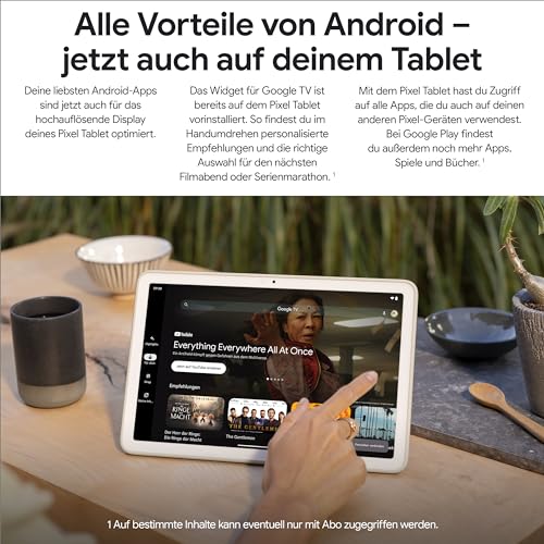 Google Pixel Tablet Android Tablet Speicherplatz
