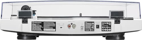Audio Technica AT LP3XBT Kabelloser automatischer Plattenspieler Weiß