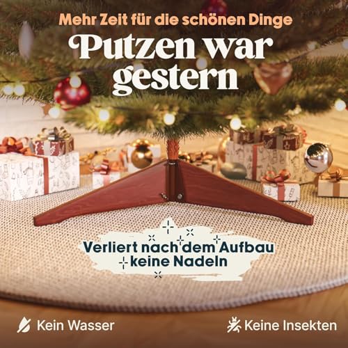 Premium Weihnachtsbaum künstlich 220cm TESTSIEGER