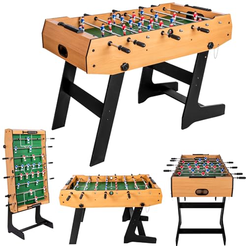 HLC Freistehender Klapp Fußballtisch Tischfußball Fußballspiel Indoor Freizeitspiele