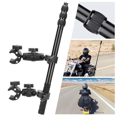 Vamson Motorrad Kamera Halterungs Set Aluminiumlegierung Metallknöpfen Videoaufnahmen