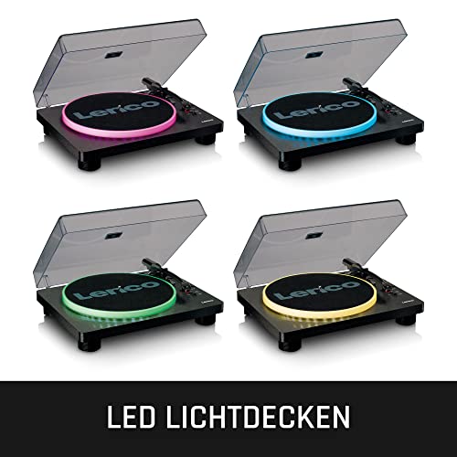 Lenco LS 50 Plattenspieler Plattenteller Riemenantrieb Schwarz