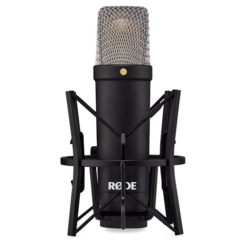 Signature Studio Mikrofon Kondensatormikrofon keepdrum Mikrofonständer Schwarz