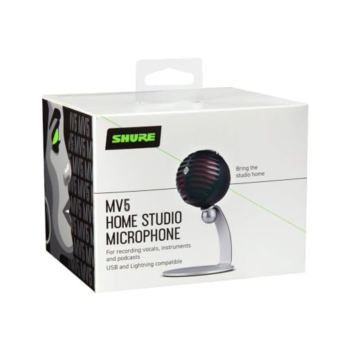 Shure MV5 B DIG Kondensatormikrofon Audioaufnahmen Lightninganschluss