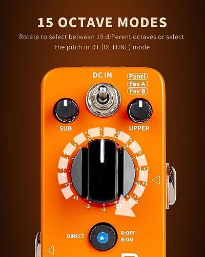 MOOER Octave Gitarrenpedal Seires Arbeitsmodi