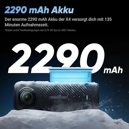 Insta360 Gehts Kit 360° Action Cam Weitwinkelvideos KI Bearbeitung