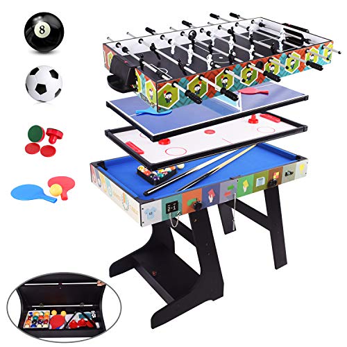 OYE Zusammenklappbar multifunkniertes Tischspiel Billard Tisch