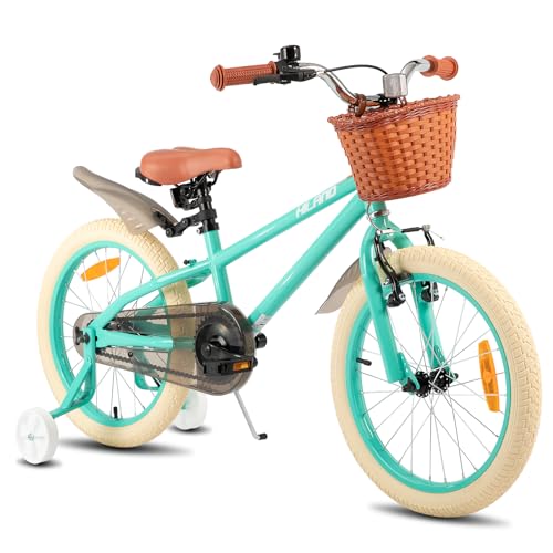 HILAND Kinderfahrrad Stützrädern Handbremse Rücktrittbremse