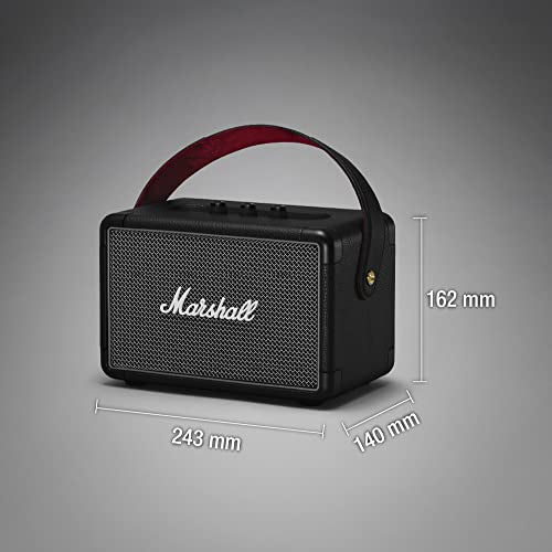 Marshall Kilburn tragbarer Bluetooth Lautsprecher Schwarz