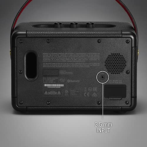 Marshall Kilburn tragbarer Bluetooth Lautsprecher Schwarz