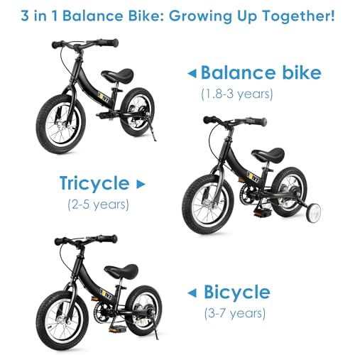 YBIKE Kinderlaufrad Kinderfahrrad Dual Use Funktion Trainingstheorie