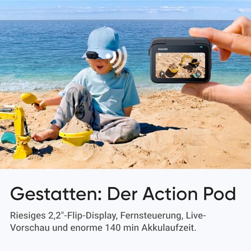 Insta360 128 Freihand POVs Stabilisierung KI Bearbeitung