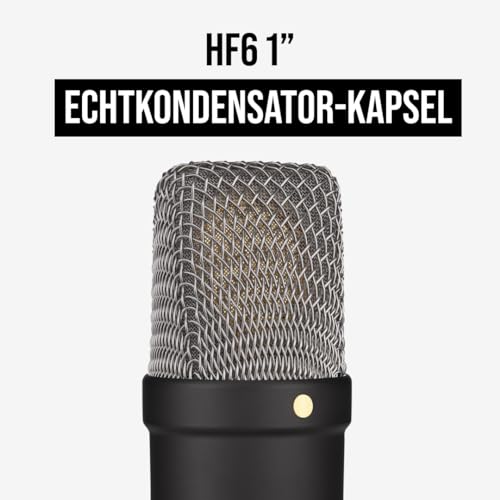RØDE Großmembrankondensatormikrofon Schockhalterung Musikproduktion Gesangsaufnahmen