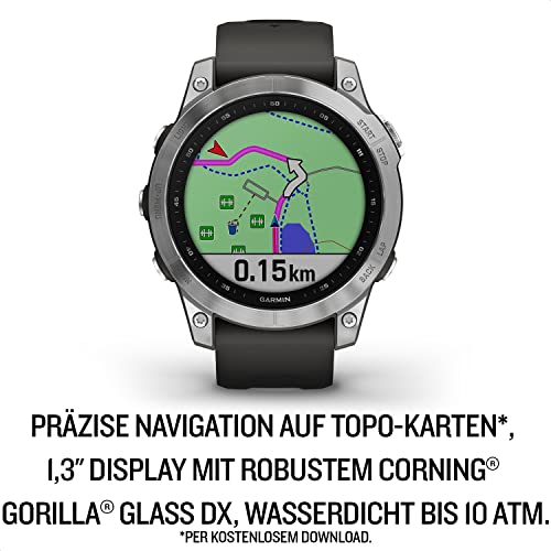 Garmin fenix GPS Multisport Smartwatch Tastenbedienung vorinstallierte